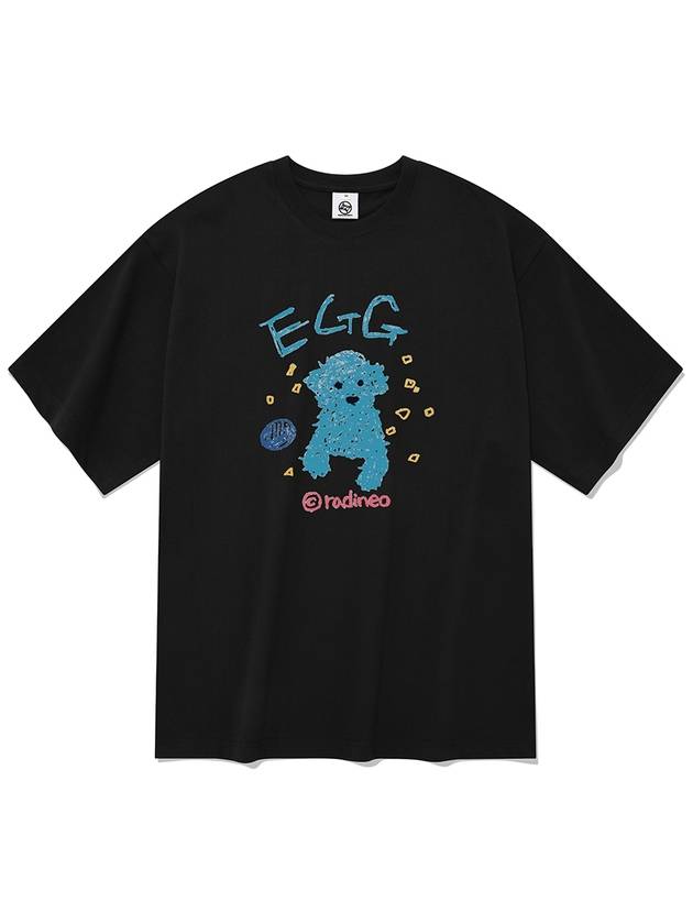 Egg short sleeve t shirt black - RADINEO - BALAAN 1