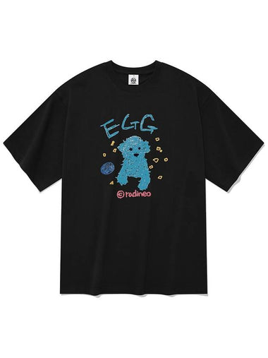 Egg short sleeve t shirt black - RADINEO - BALAAN 1