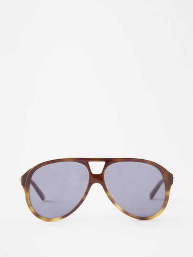 Aviator TORTOISESHELLACETATE Sunglasses B0070725589 - GUCCI - BALAAN 1