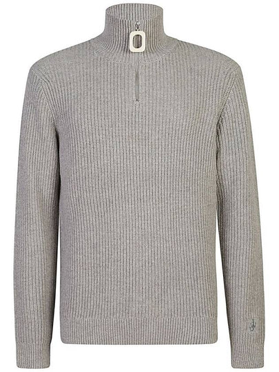 Zip-Up Knit Turtleneck Grey - JW ANDERSON - BALAAN 2