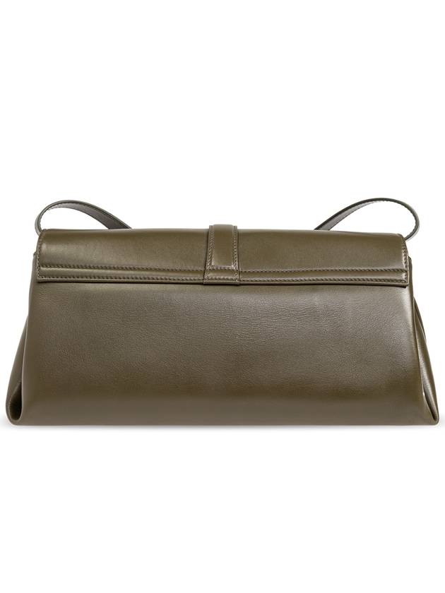 FERRAGAMO Leather Shoulder Bag, Women's, Green - SALVATORE FERRAGAMO - BALAAN 3