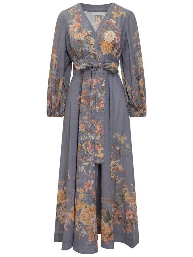 Zimmermann Tallow Wrap-Dress - ZIMMERMANN - BALAAN 1