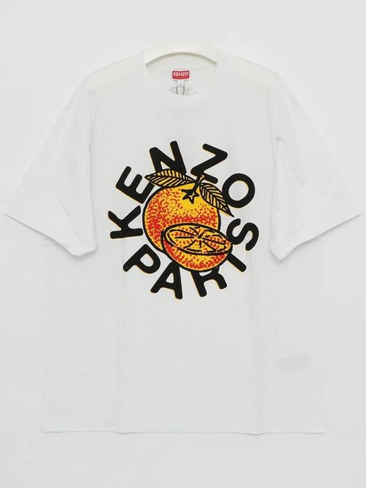 5TS279 4SG 02 Orange T shirt - KENZO - BALAAN 1