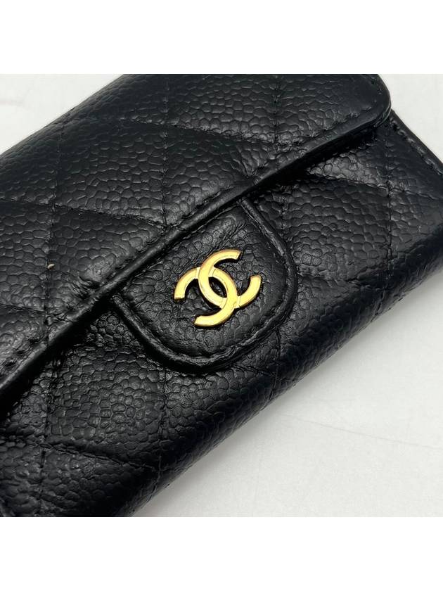 Classic caviar gold flap card wallet - CHANEL - BALAAN 6