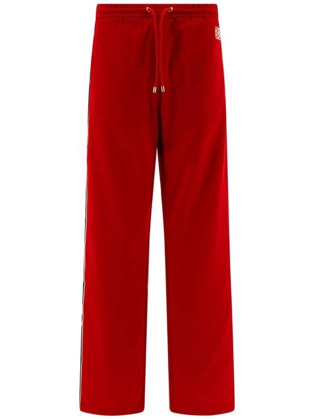 Technical Jersey Track Pants Red - LOEWE - BALAAN 1