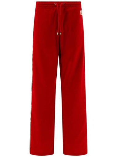 Technical Jersey Track Pants Red - LOEWE - BALAAN 1