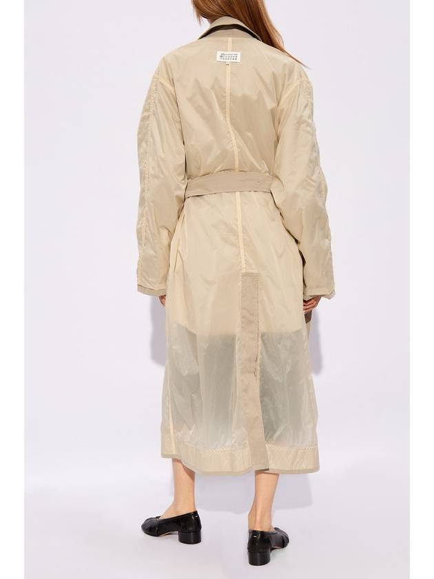 Belted Reversible Trench Coat Sand - MAISON MARGIELA - BALAAN 8