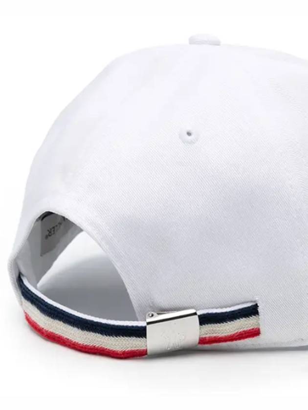 Gabardine Ball Cap Optical White - MONCLER - BALAAN 3