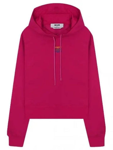 Multicolor Logo Hooded Sweatshirt Women - MSGM - BALAAN 1