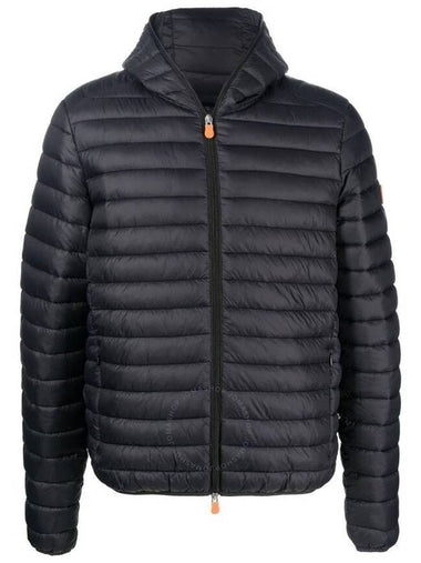 Save The Duck Black Duffy Puffer Jacket, Size Large - SAVE THE DUCK - BALAAN 1