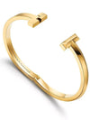 Tiffany T T1 narrow hinged bangle yellow gold 67794265 68489245 - TIFFANY & CO. - BALAAN 4