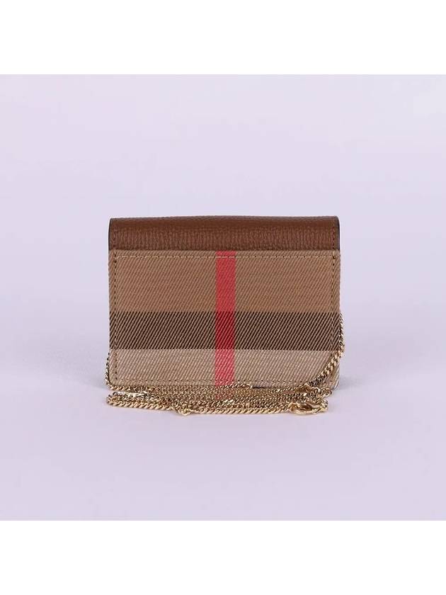 Chain Jade Card Wallet Brown - BURBERRY - BALAAN 3