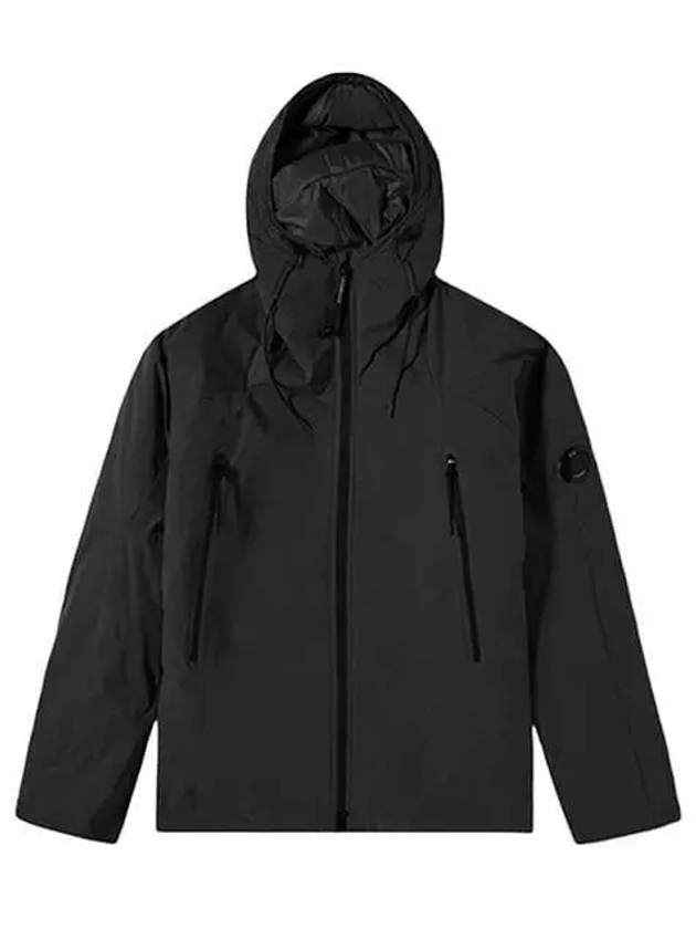 Men's Protech Lens Down Hooded Jacket Black - CP COMPANY - BALAAN 2