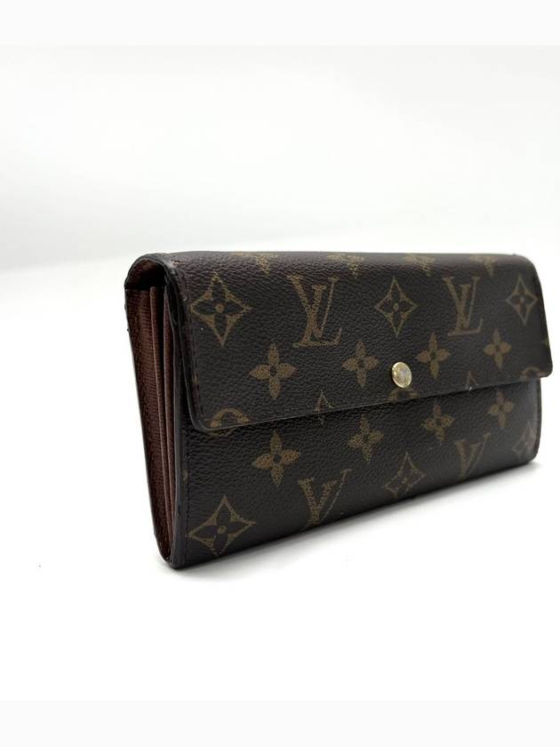 Monogram Sarah Wallet Flap Long M61734 - LOUIS VUITTON - BALAAN 3