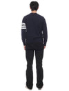 4 Bar Loopback Jersey Sweatshirt Navy - THOM BROWNE - BALAAN 6