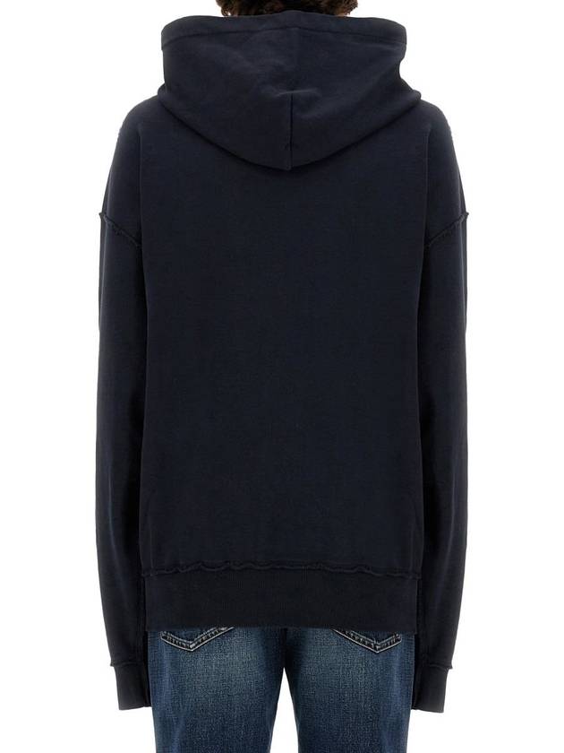 Hooded Sweatshirt G9AUOTG7K5V B0665 Black - DOLCE&GABBANA - BALAAN 4