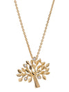 tree crystal necklace gold - MULBERRY - BALAAN.