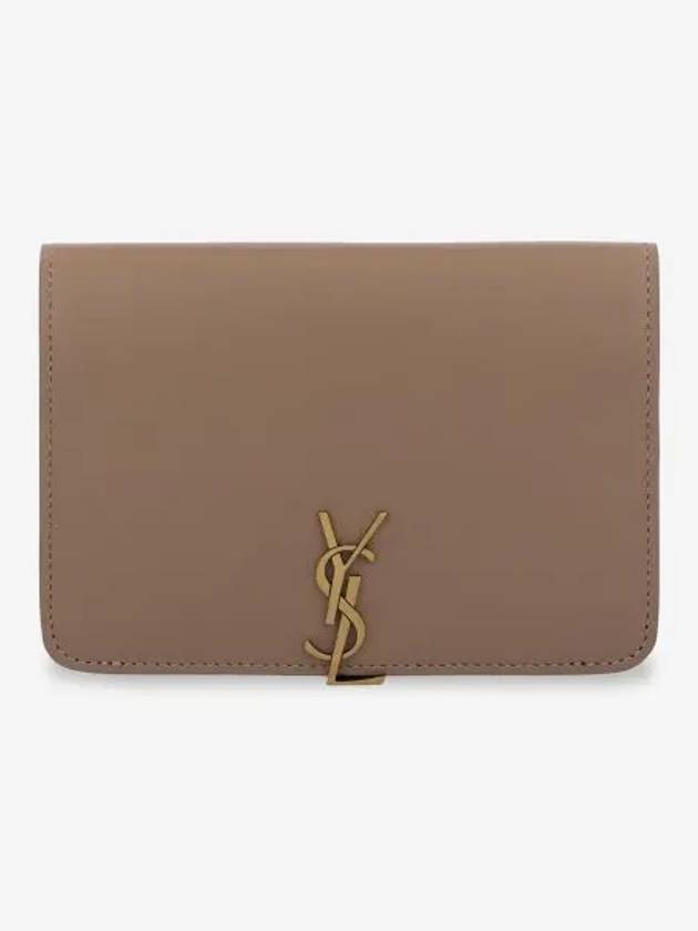 Voltaire Passport Wallet Dark Toffee - SAINT LAURENT - BALAAN 2