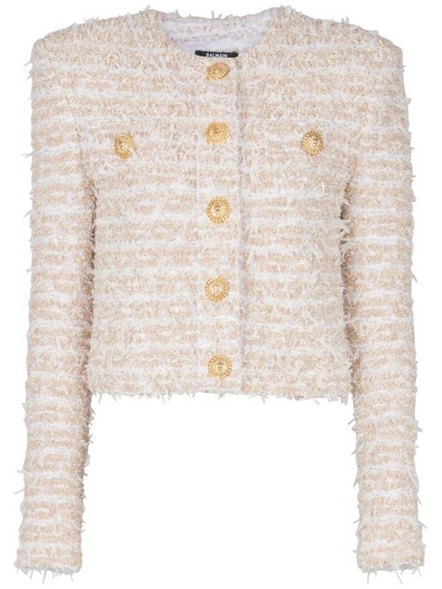 Balmain Cropped Jacket - BALMAIN - BALAAN 1