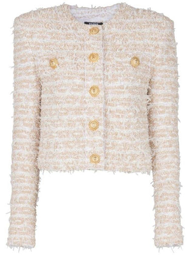 Balmain Cropped Jacket - BALMAIN - BALAAN 1