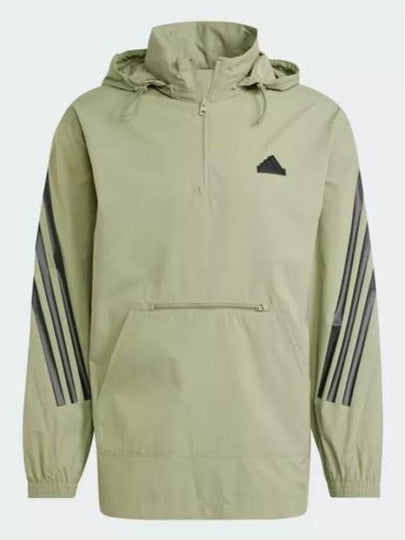 Future Icon 3 Stripes Woven Windbreaker Olive - ADIDAS - BALAAN 2