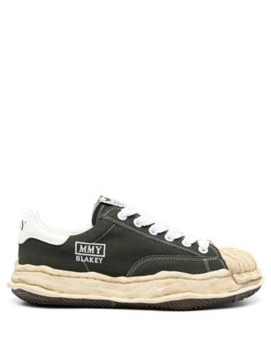 Blakey VL OG Sole Canvas Low Top Sneakers Green - MAISON MIHARA YASUHIRO - BALAAN 1