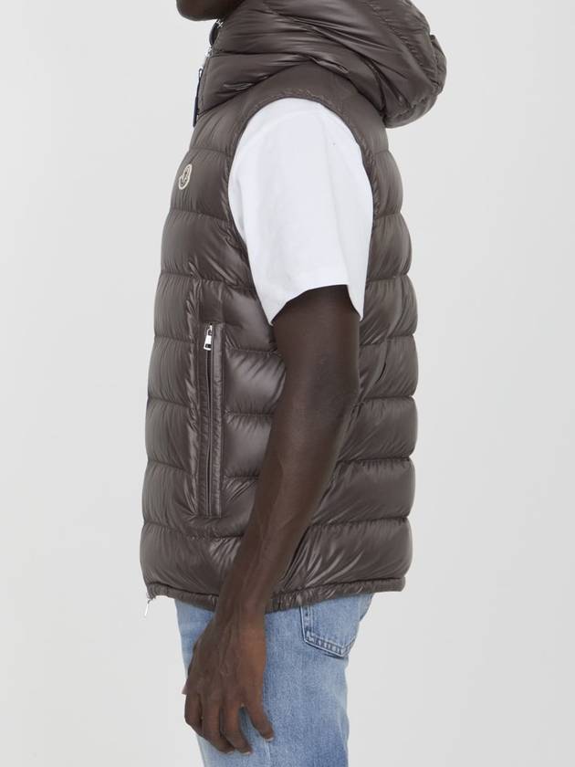 Barant Down Vest Brown - MONCLER - BALAAN 4