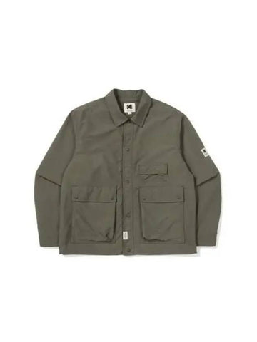 KODAK Apparel Monochrome Suplex Collar Jacket KHAKI - KODO - BALAAN 1