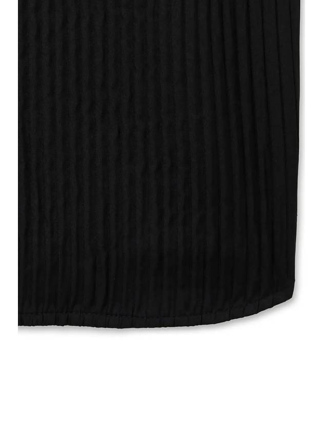 3D Pleated Half Shirt Black - NOIRER - BALAAN 7