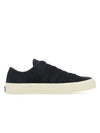 Men's Suede Cambridge Low Top Sneakers Blue - TOM FORD - BALAAN.