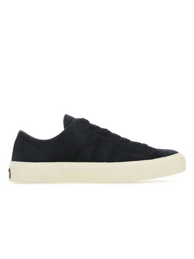 Cambridge Suede Low Top Sneakers Navy - TOM FORD - BALAAN 1