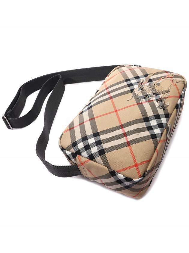 Vintage Check Messenger Bag Beige - BURBERRY - BALAAN 6