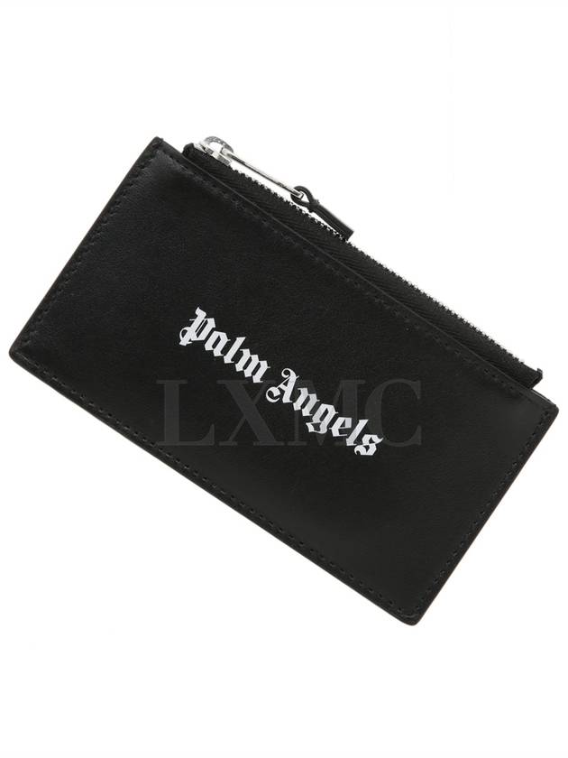 Card wallet zipper Coinpurse black mini - PALM ANGELS - BALAAN 4