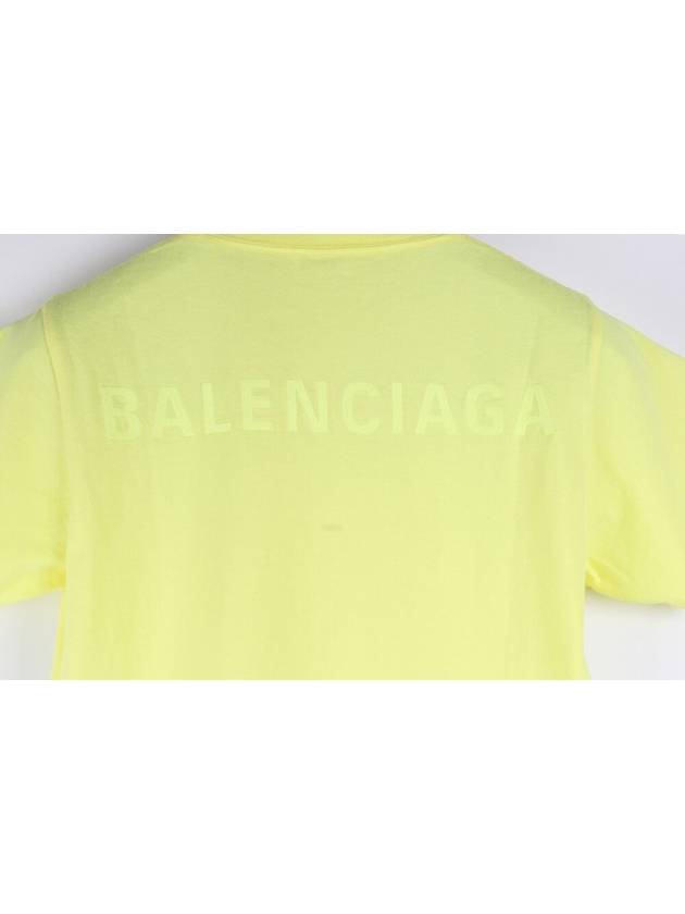 Back logo neon short sleeve t shirt M - BALENCIAGA - BALAAN 4