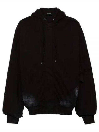 Back Logo Padded Bomber Jacket Black - BALENCIAGA - BALAAN 2