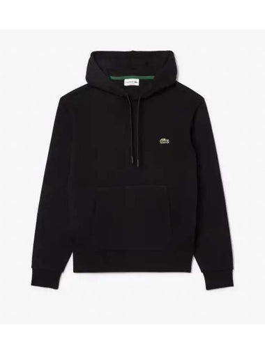 Men s Basic Classic Fit Hooded Pullover Black - LACOSTE - BALAAN 1