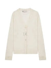 Simone Knit Cardigan Ivory - TORY BURCH - BALAAN 2