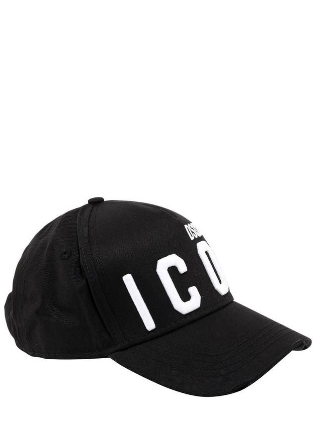 Icon Logo Ball Cap Black - DSQUARED2 - BALAAN 3