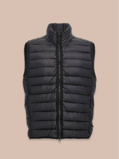 Loom Woven Chambers Recycled Nylon Down TC Vest Black - STONE ISLAND - BALAAN 2