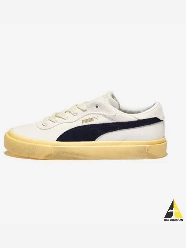 Capri Royal Suede Warm White Navy Gold - PUMA - BALAAN 1