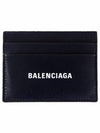 Logo Print Card Wallet Navy - BALENCIAGA - BALAAN 2