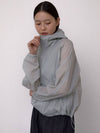 Nylon Hood Jumper Light Gray - 38COMEONCOMMON - BALAAN 4