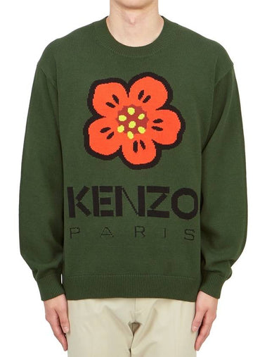 Balk Flower Men's Knit 5PU380 3LC 51 235 - KENZO - BALAAN 1