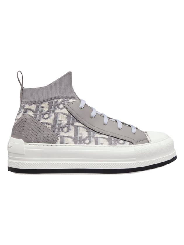 Walk N Platform High Top Sneakers Grey - DIOR - BALAAN 1