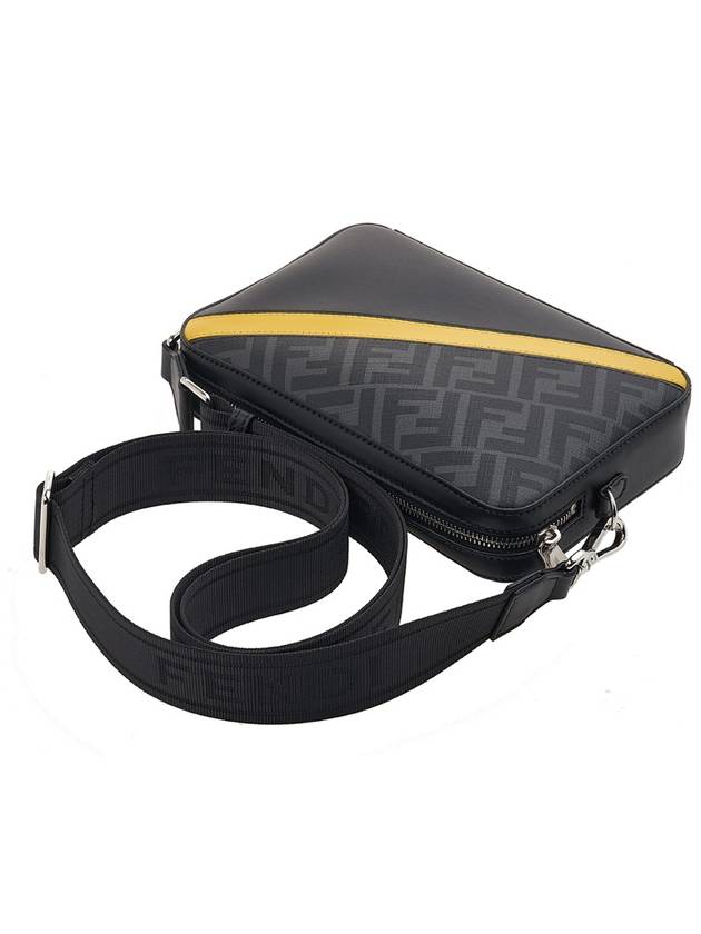 Diagonal FF Logo Camera Cross Bag Black - FENDI - BALAAN 5