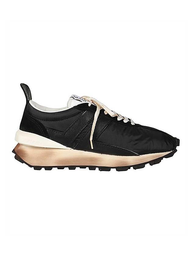 Bumper Nylon Low Top Sneakers Black - LANVIN - BALAAN 1