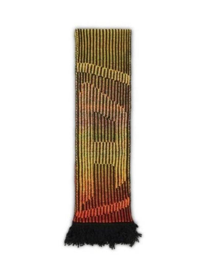 K Shady Ribbed Scarf Green Black - DIESEL - BALAAN 2