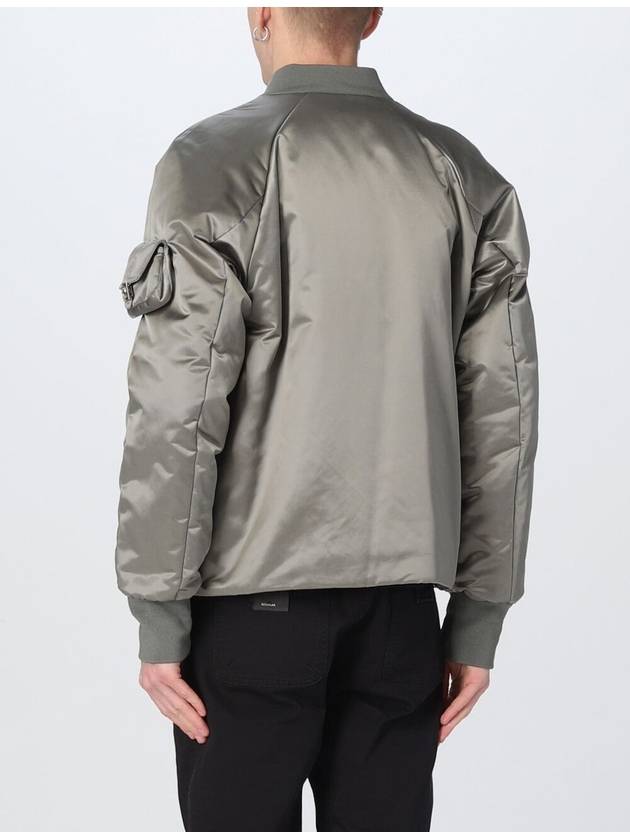 Men's Nylon Bomber Jacket Grey - FENDI - BALAAN 7