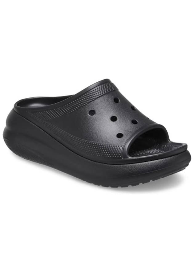 Classic Crush Height-Elevating Platform Slippers Black - CROCS - BALAAN 1