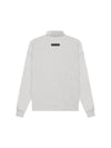 Fear of God Essential Men s Light Oatmeal The Core Collection Mock Neck Sweatshirt 192SU224427F - FEAR OF GOD - BALAAN 2